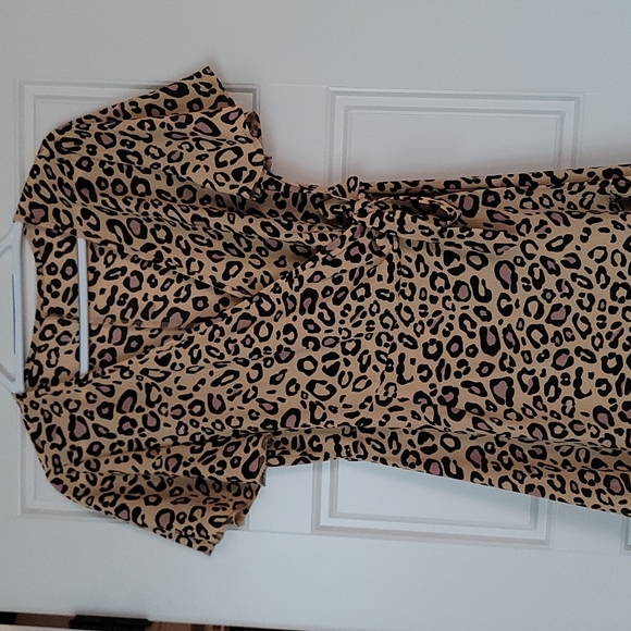 Leopard Print Midi dress - Picture 3 of 5